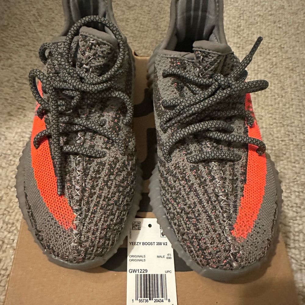 Adidas Yeezy Boost 350 V2 - Gray and Orange